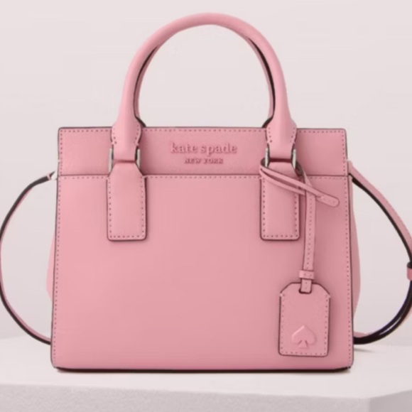 kate spade Handbags - Kate Spade Cameron Monotone Pink Satchel with Optional Crossbody